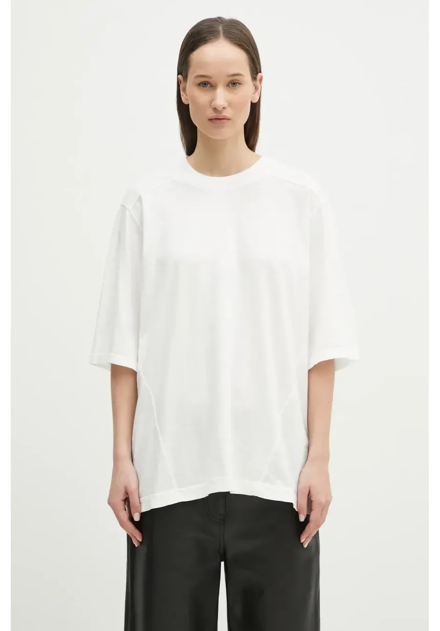 obrazek 1 Rick Owens t-shirt bawełniany Walrus T damski kolor biały DS01E3201.RN