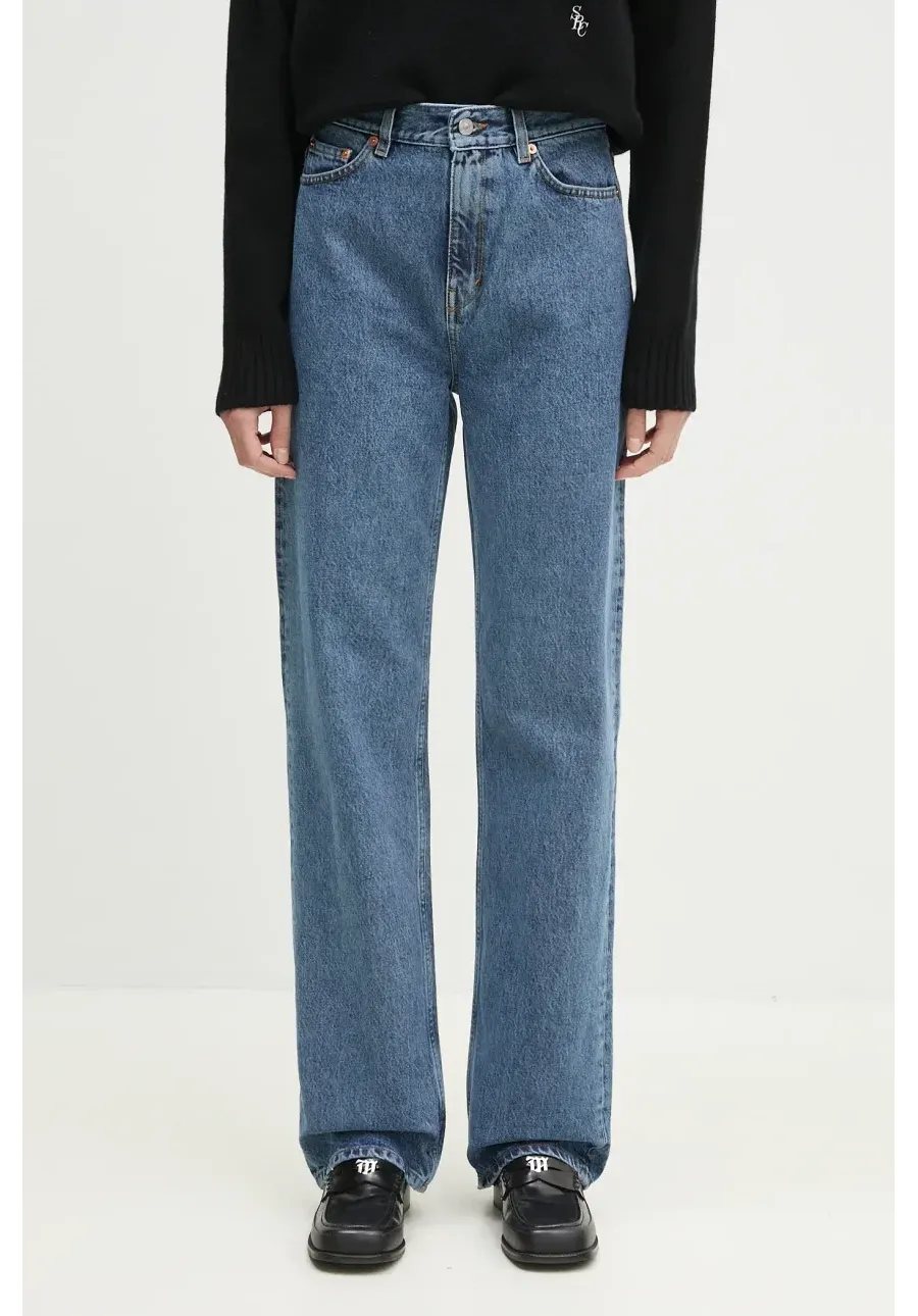 obrazek 1 Sporty & Rich jeansy Loose Fit Denim damskie high waist JEAW232MB
