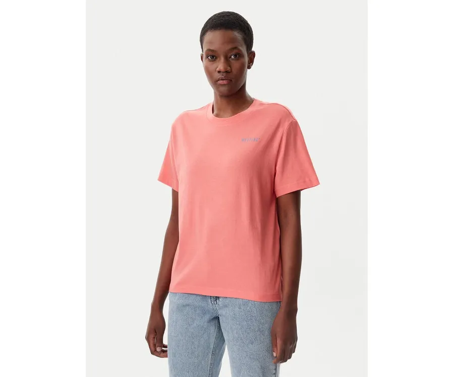 obrazek 1 Mustang T-Shirt Floris 1016145 Koralowy Relaxed Fit