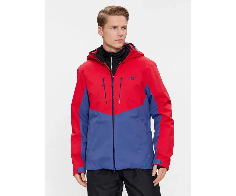 obrazek 1 4F Kurtka narciarska 4FAW23TTJAM284 Czerwony Regular Fit