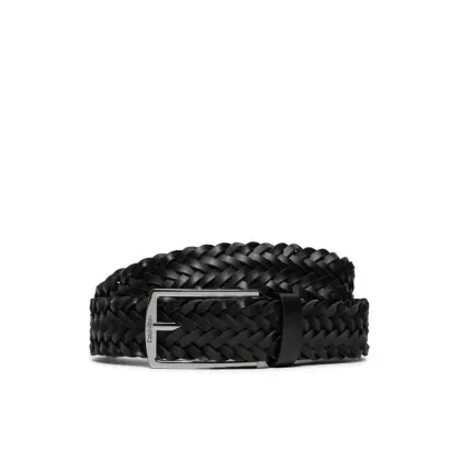 Zdjęcie Calvin Klein Pasek Męski Ck Casual Elongated Braided 35mm K50K512655 Czarny