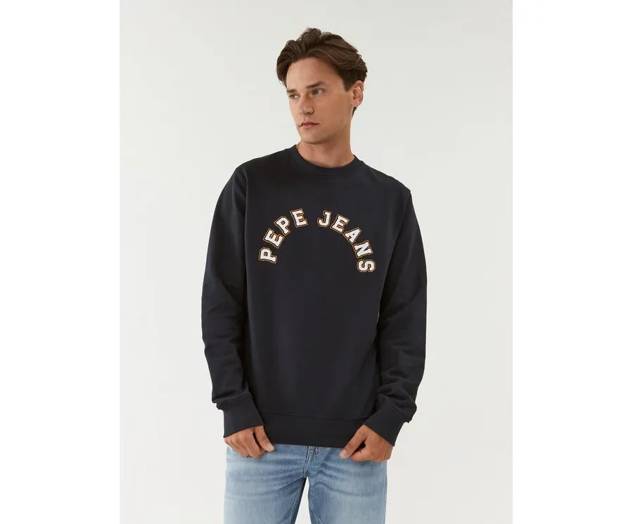 obrazek 1 Pepe Jeans Bluza Westend Sweat PM582524 Granatowy Regular Fit