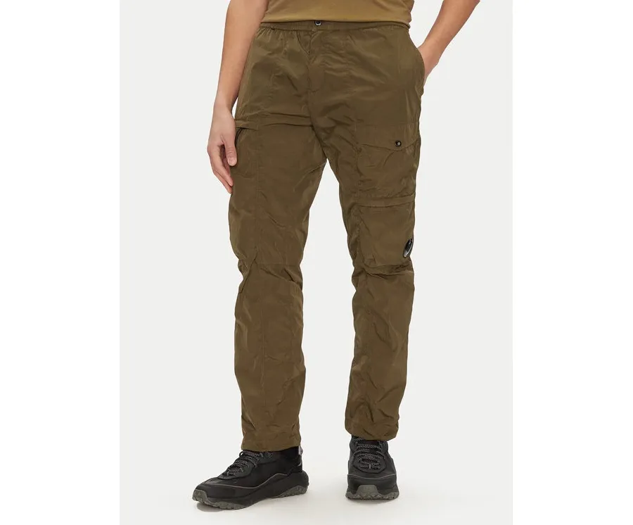 obrazek 1 C.P. Company Spodnie materiałowe 18CMPA063A005904G Zielony Regular Fit
