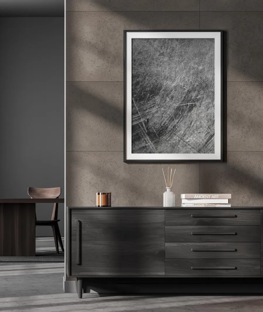 obrazek 1 120x60 cm DS - (brązowy) - płyta beton architektoniczny ultralekka