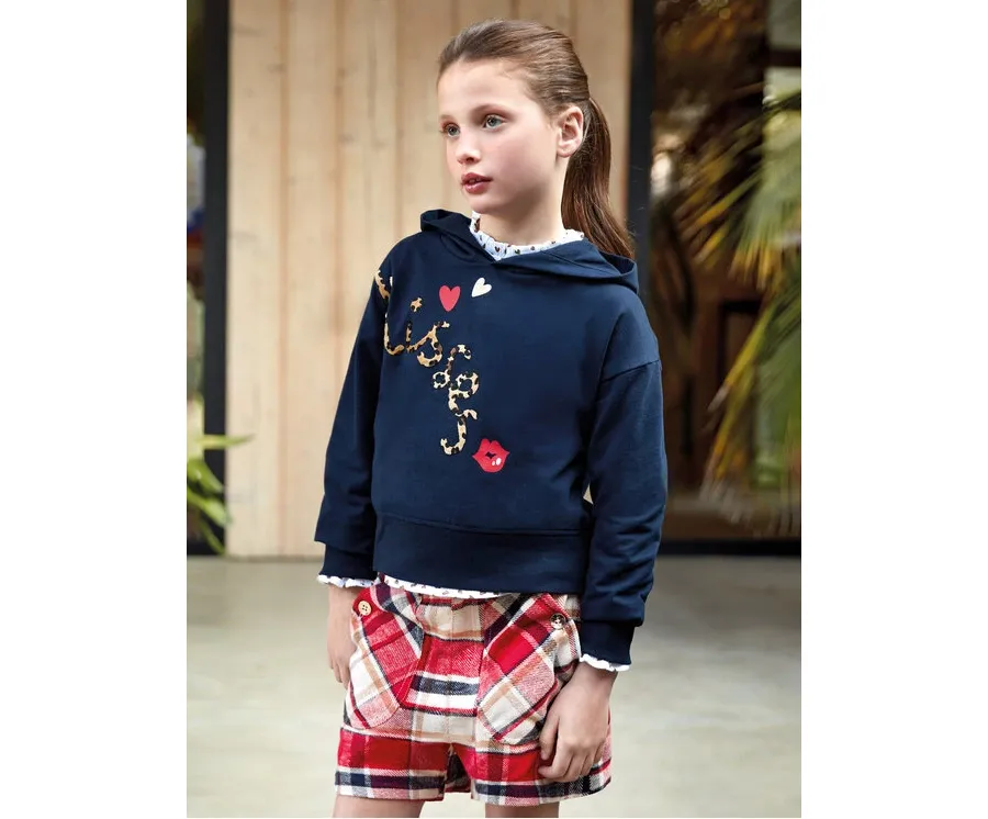 obrazek 1 Mayoral Bluza 7.403 Granatowy Regular Fit