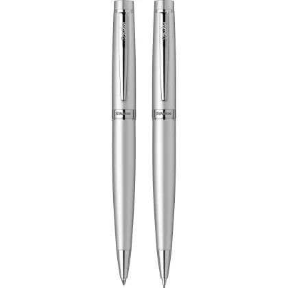 Zdjęcie Komplet piśmienniczy - długopis + ołówek Mechaniczny 0.7mm Honor 38 Mat Chrom