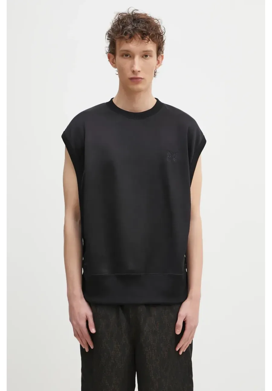 obrazek 1 Needles kamizelka Sleeveless męska kolor czarny z aplikacją QV340