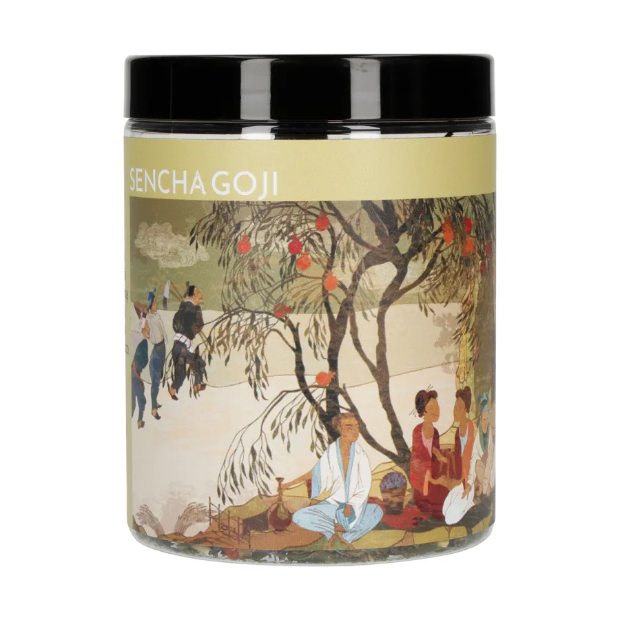obrazek 1 Long Man Tea - Sencha Goji - Herbata sypana - Słoiczek 50g LONG MAN TEA
