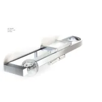 Picture Stylish soap dish and toilet paper holder with hand-cut polished clear crystal ball - Il Paralume Marina