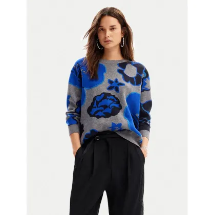 Zdjęcie Desigual Sweter Niagara 24WWJF32 Kolorowy Regular Fit