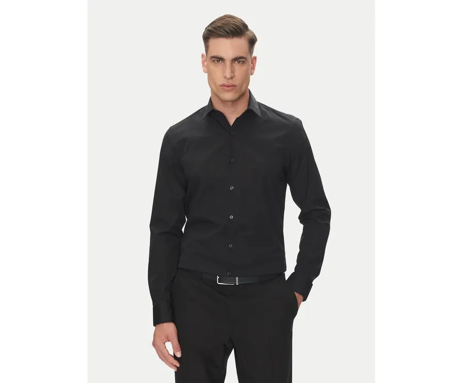 obrazek 1 Calvin Klein Koszula Essential LV019EU000 Czarny Slim Fit