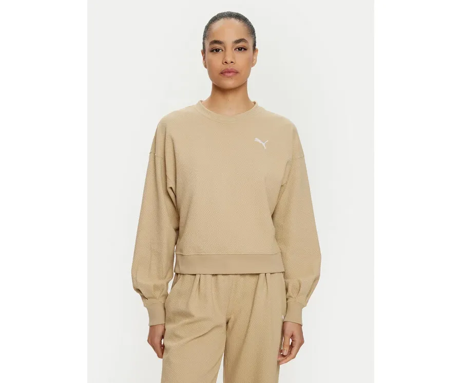 obrazek 1 Puma Bluza Her 676004 Beżowy Regular Fit