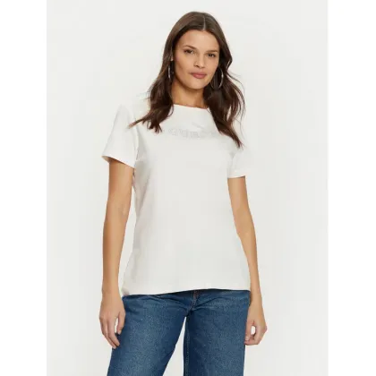 Zdjęcie Guess T-Shirt V3BI11 J1314 Écru Regular Fit