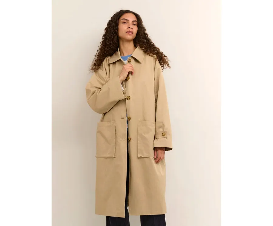 obrazek 1 Karen by Simonsen Trencz Groovy 10104272 Beżowy Casual Fit