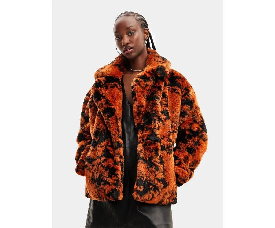 obrazek 1 Desigual Futro 23WWEW69 Pomarańczowy Regular Fit