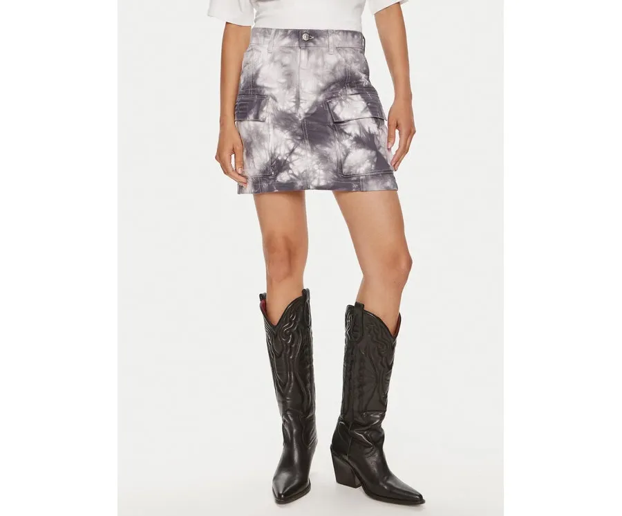 obrazek 1 Gestuz Spódnica jeansowa Kala 10909057 Szary Regular Fit