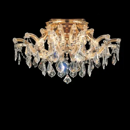 Zdjęcie Luksusowy włoski żyrandol wykonany z kryształu