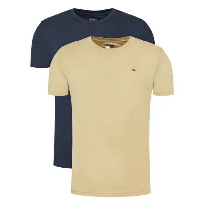 Zdjęcie Tommy Jeans Komplet 2 t-shirtów DM0DM20687 Kolorowy Slim Fit