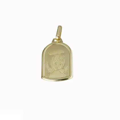 Zdjęcie Piękny włoski medalik z aniołkiem 20x15mm