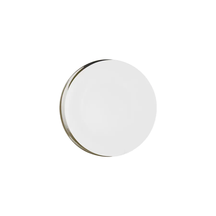 obrazek 1 Gustowny porcelanowy talerzyk na chleb lub masło 18 cm - Porcel