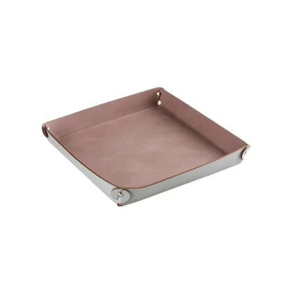 Picture Beautiful, stylish tray 17x17xH3 cm in pearl color