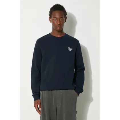 Zdjęcie A.P.C. bluza Standard Rue Madame Gots męska kolor granatowy gładka COHBV-M27913
