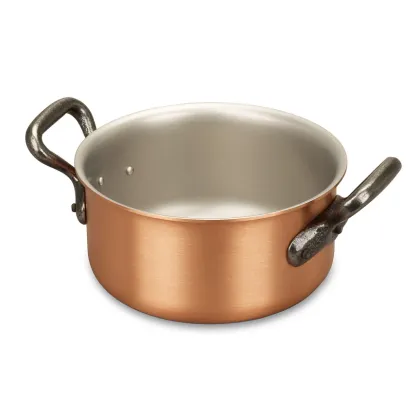 Zdjęcie Miedziany garnuszek 14 cm do casserole z Belgii