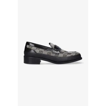 Zdjęcie MISBHV mokasyny The Brutalist damskie kolor beżowy na płaskim obcasie The Brutalist Loafer 022BW408 BEIGE 022BW408-BEIGE