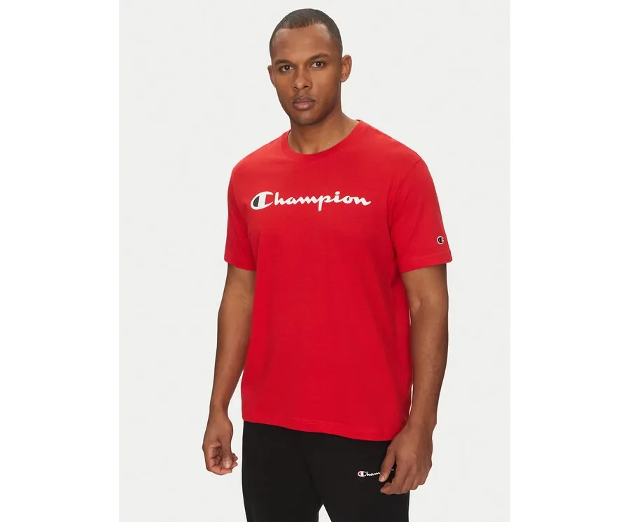 obrazek 1 Champion T-Shirt 220256 Czerwony Regular Fit