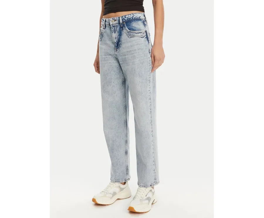 obrazek 1 Tommy Jeans Jeansy Layla DW0DW21418 Niebieski Straight Fit
