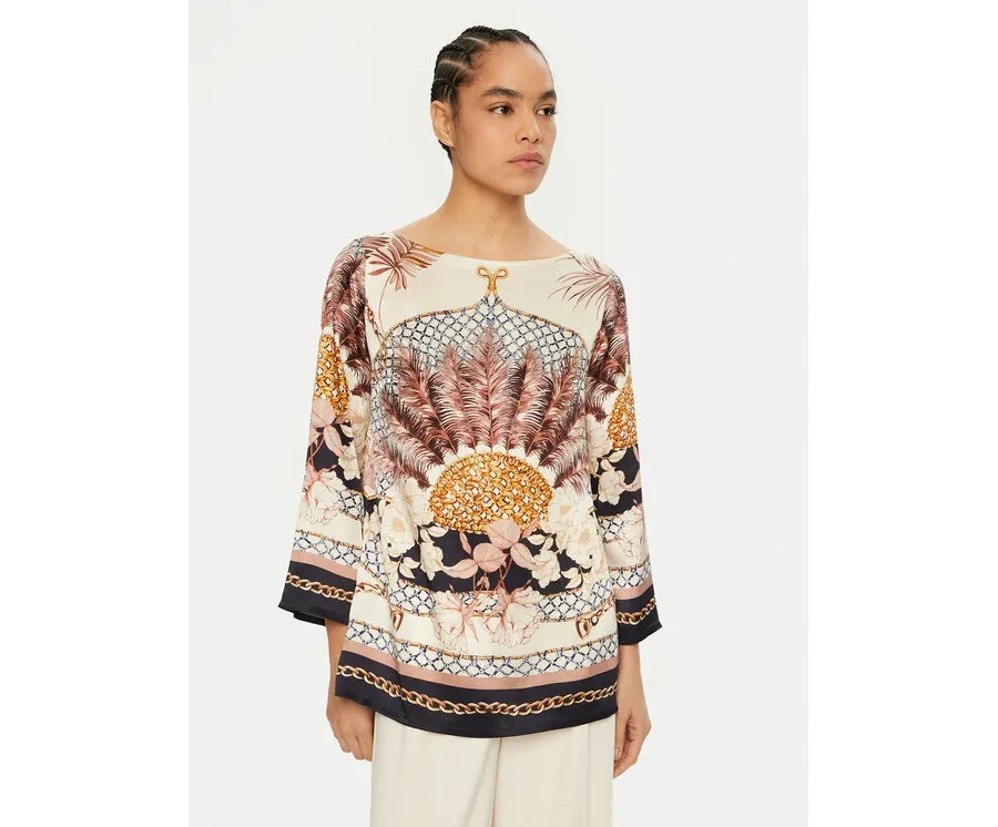 obrazek 1 Luisa Spagnoli Bluzka Beatriz 541747 Kolorowy Regular Fit