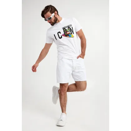Zdjęcie Spodenki Jeansowe męskie Marine DSQUARED2 Dsquared2