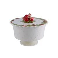 Picture Made of ceramics, closed container for sweets - Bordallo Pinheiro