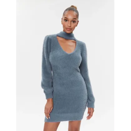 Zdjęcie Guess Sukienka dzianinowa W3BK0Z Z3BS0 Granatowy Slim Fit