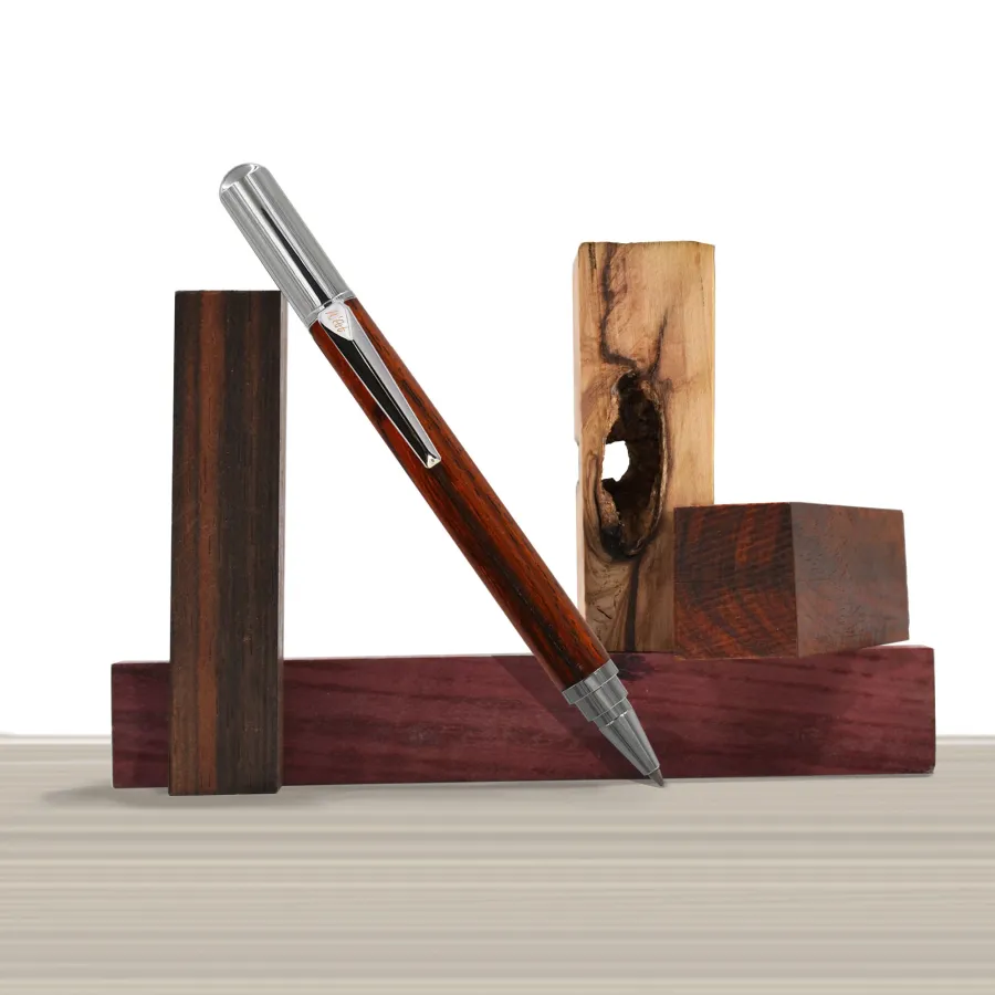 obrazek 3 Elegancki długopis z drewna cocobolo - Matera Cocobolo - M'Art