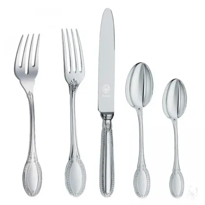 Zdjęcie Elegancki 5-elementowy komplet sztućców w skrzynce - Zaramella Argenti