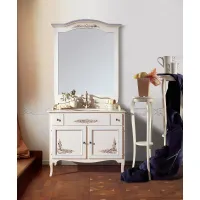 Picture Exclusive bathroom set consisting of a base cabinet with 2 doors and 2 drawers