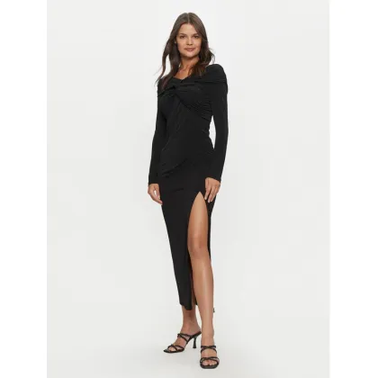 Zdjęcie ViCOLO Sukienka wieczorowa TS0240 Czarny Slim Fit