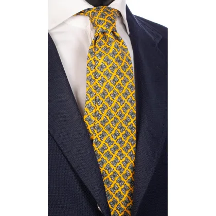 Zdjęcie Wiosenny, żółty krawat w motyle