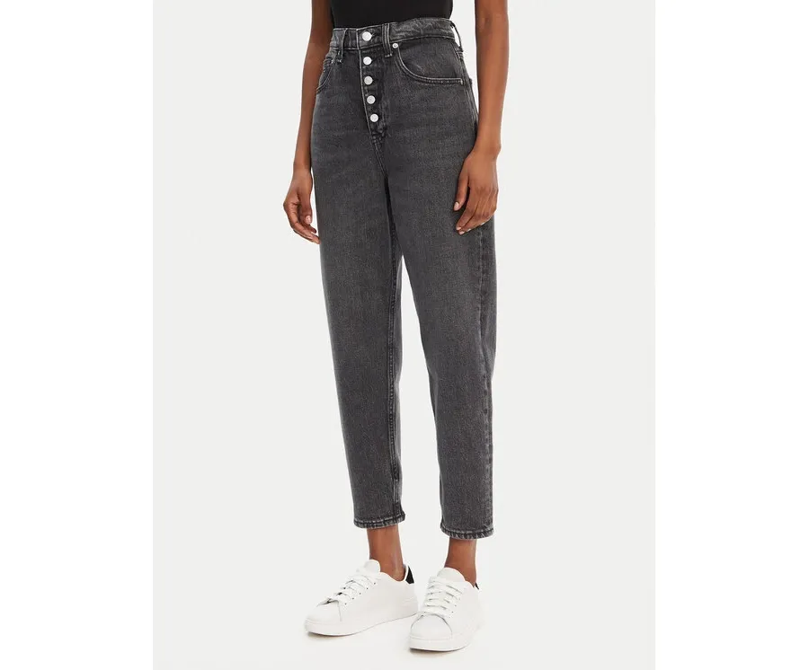 obrazek 1 Tommy Jeans Jeansy DW0DW21373 Szary Mom Fit