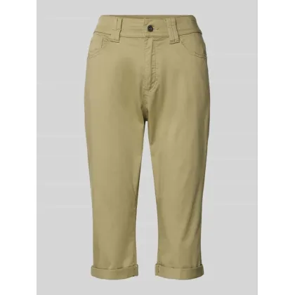 Zdjęcie Spodnie capri o kroju regular fit z 5 kieszeniami