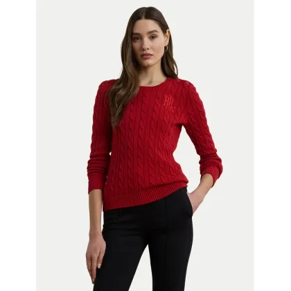 Zdjęcie LAUREN RALPH LAUREN Sweter 200932223009 Czerwony Slim Fit