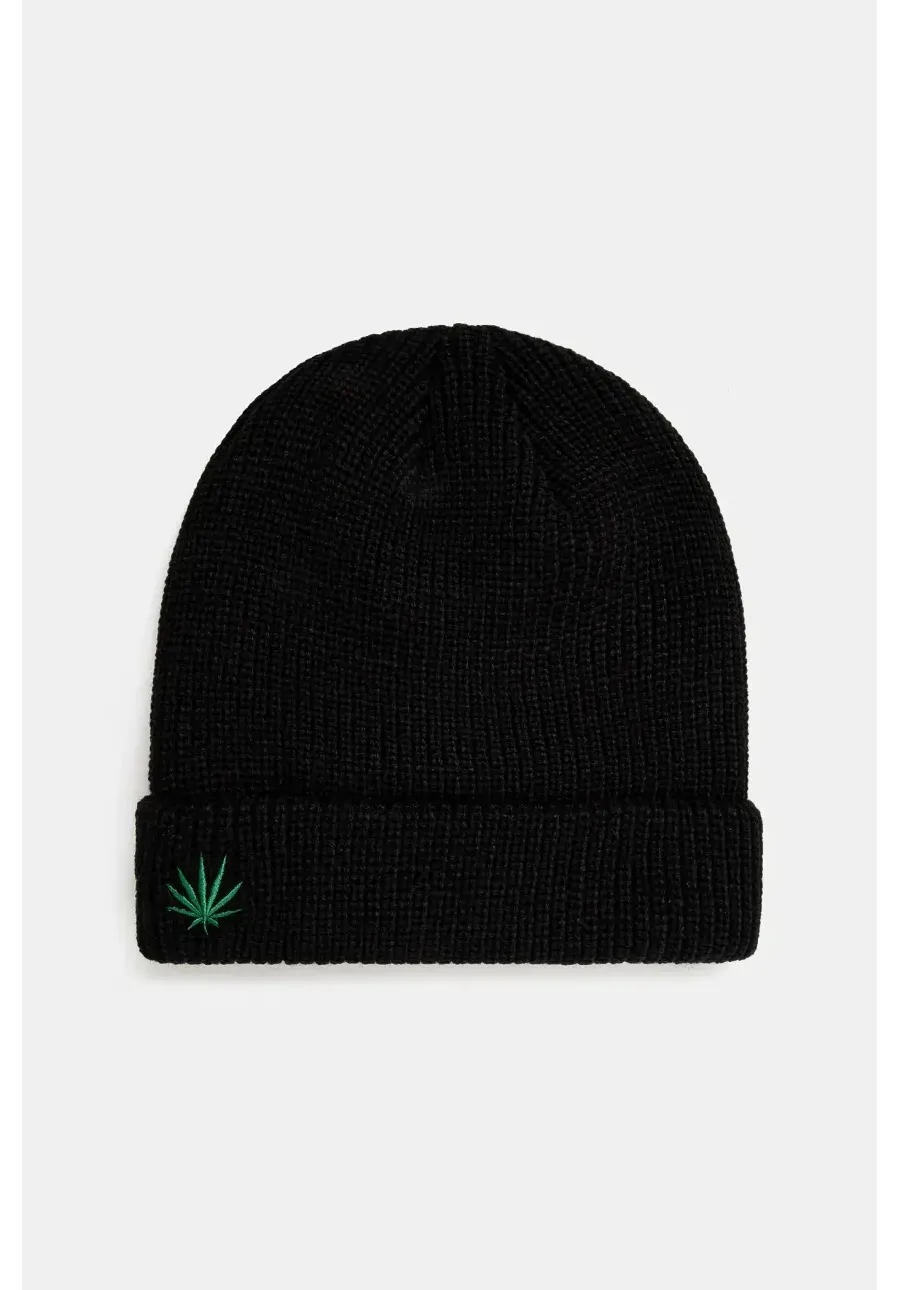 obrazek 1 Wacko Maria czapka Hightimes kolor czarny z cienkiej dzianiny HIGHTIMES-WM-CP04