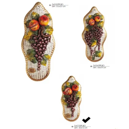 Picture Ceramic fruit decoration 30cm - Valle d'oro Patchi