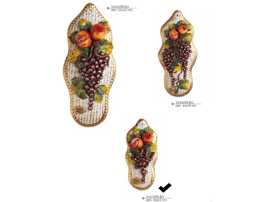 obrazek 1 Ceramiczna ozdoba z owocami 30cm - Valle d'oro Patchi