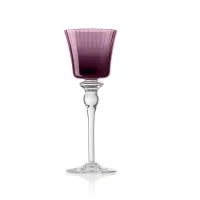 Picture Luxurious purple wine glass, Murano glass