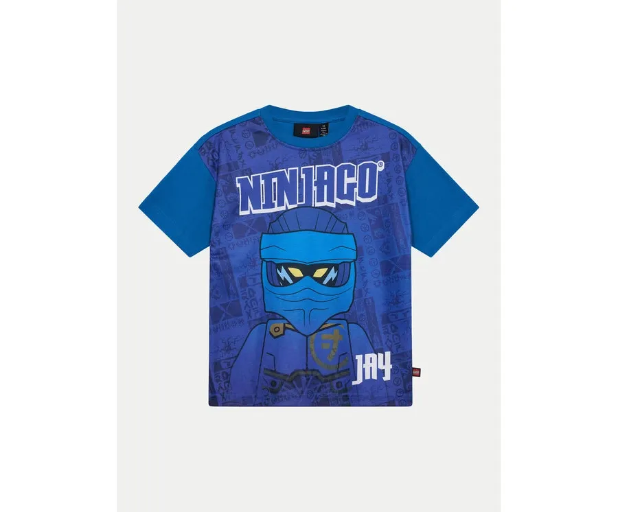 obrazek 1 LEGO T-Shirt Ninjago 12011405 Niebieski Regular Fit