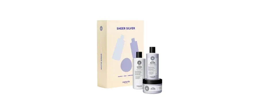 obrazek 1 Maria Nila Winter Box Sheer Silver 2024 Zestaw do pielęgnacji włosów 1 szt.