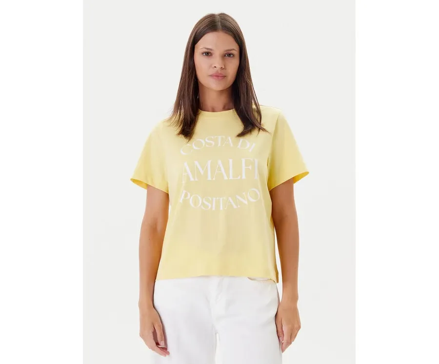 obrazek 1 Vero Moda T-Shirt Sonna 10327143 Żółty Regular Fit