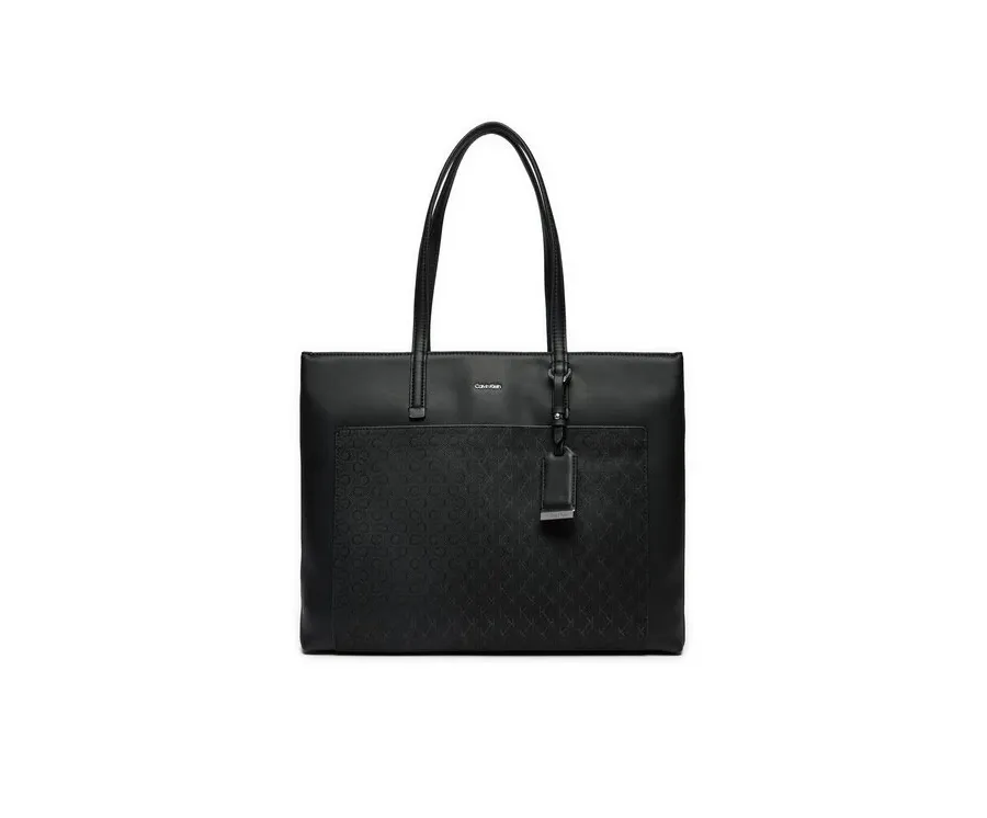obrazek 1 Calvin Klein Torebka Ck Must Medium Shopper_Mono K60K612774 Czarny